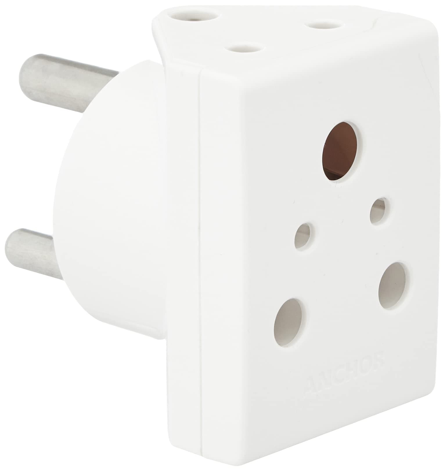 by Panasonic Pilot 16A 3 Pin Multiplug Adapter with Universal Socket | 3 Pin Multi Plug Socket (White, 3166-Pk2)