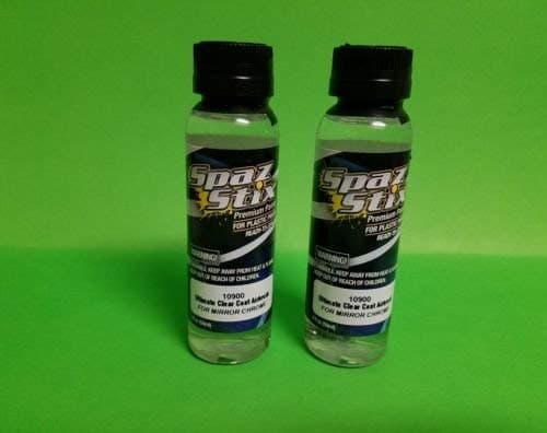 Spaz Stix 2 PACK 10900 Ultimate Clear Coat Airbrush Paint 2oz INCLUDES CHICAGOLAND RC COUPON