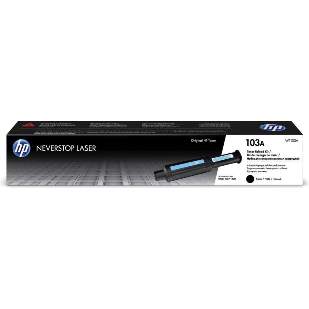 HP 103A Neverstop Toner Reload Kit, W1103A (Kit),Black