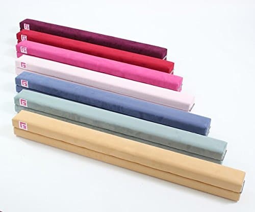 8FT FOLDING GYMNASTIC BEAM BY GYM FACTOR LTD PURPLE SUEDE