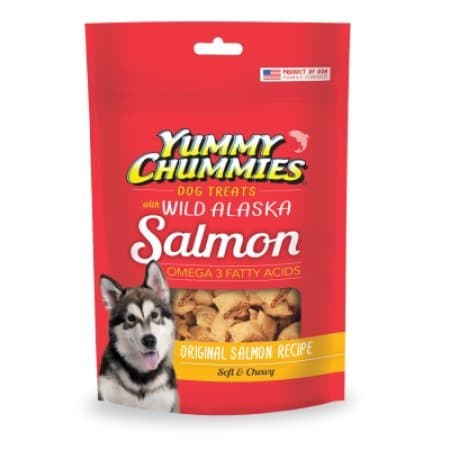 Arctic Paws 5lbs-Pound Yummy Chummies Original Bulk treats Alaskan Wild Salmon