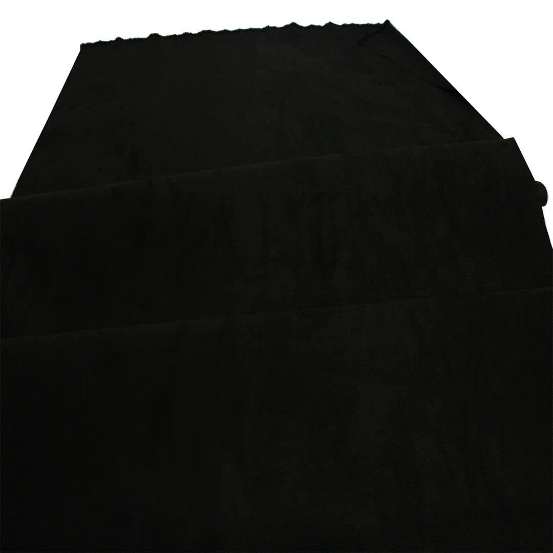 Mybecca Microsuede Fabric 58/60" Width Fabric by the Yard Color : Black (1 Yard, 36"x58") (Precut into 1 Yard Pieces by Prime)