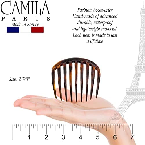 Camila Paris - CP2431, COMB Small ROUNDED, Tortoise
