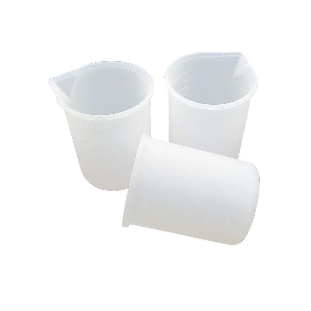 3 Pcs 100 ml Silicone Mixing Measuring Cups 10oz for Epoxy Resin