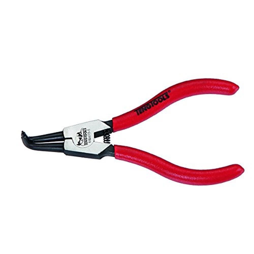 Teng Tools 4 Piece 7 Inch Snap Ring Circlip Plier Set - TT474-7, Silver