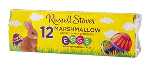 Russell Stover Marshmallow Eggs Milk Chocolate - 12 CT