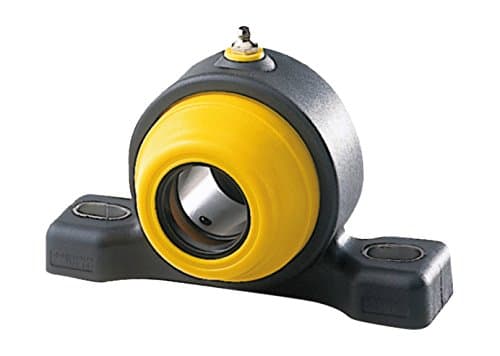 System Plast UCP206-20-SS-OEC Pillow Block Bearing, Black Polyamide Housing with 1.25" Bore Diameter