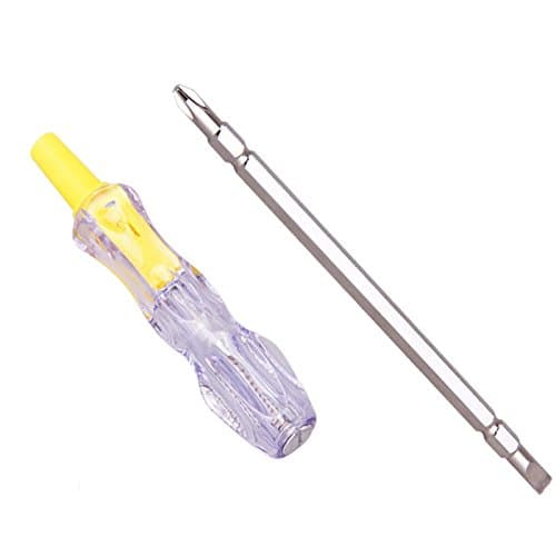 Cross & Flathead Screwdriver Voltage Tester Neon Bulb Electrical Tester Pen