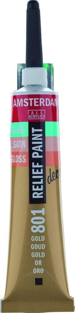Decorfin RELIEF (Gutta Outliner) PAINT GOLD - 20ml