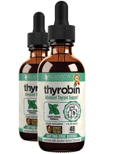Thyrobin - Advanced Thyroid Support Supplement - Liquid Delivery for Better Absorption - Iodine, Stinging Nettle, Kelp, Astragalus, Ashwagandha & More!