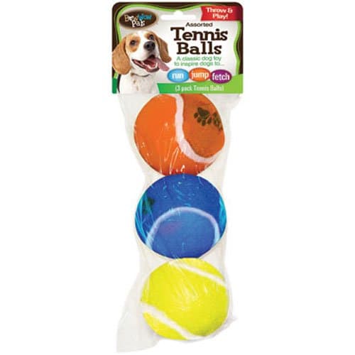 BOWWOW Bow Wow Tennis ball, 3-Pack, 2-1/2-Inch