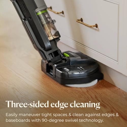 Bissell® SpinWave® + Vac Cordless, Hard Floor Spin Mop + Vacuum, Lay-Flat, Multi-Use Cleaning, Hard Floor Sanitize Formula Included