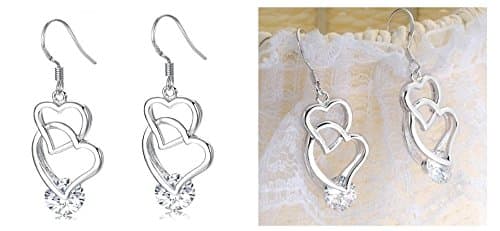 Titanium Stainless Steel Lady's Charming Stud Earring with a Gift Box and a Free Small Gift