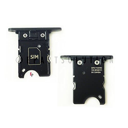 ePartSolution_ Nokia Lumia 1020 RM-877 Sim Tray SIM Card Tray Holder Slot Replacement Part USA (Black)