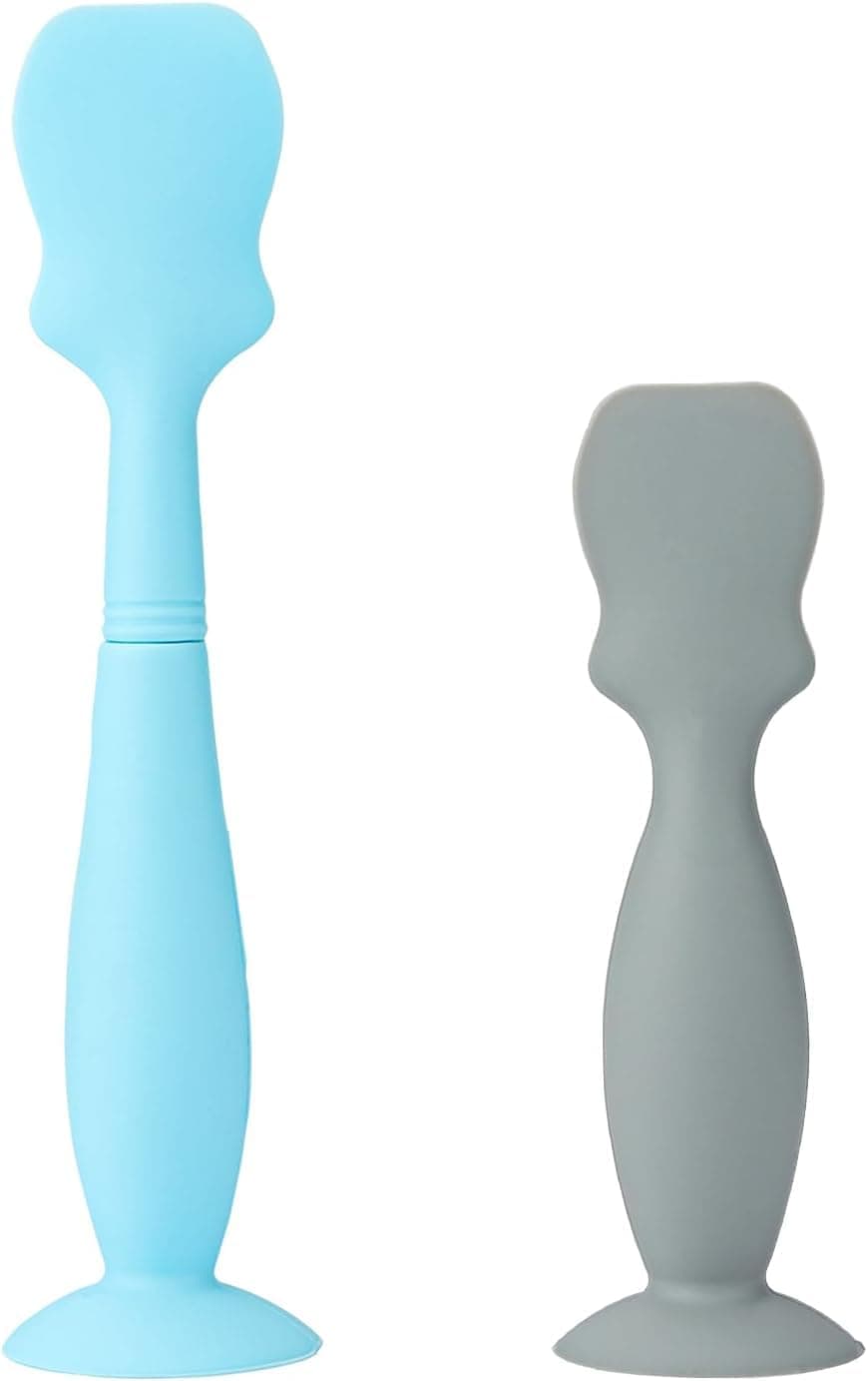 BBAUER 2 Pack Baby Diaper Cream Brush, Silicone Spatula Applicator for Butt Paste, Newborn
