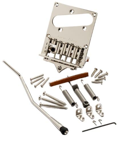 Trem King Vibrato TKS-2 CH LH Left Hand Fixed Bridge Vibrato for Electric Guitar TKS-2 Chrome LH