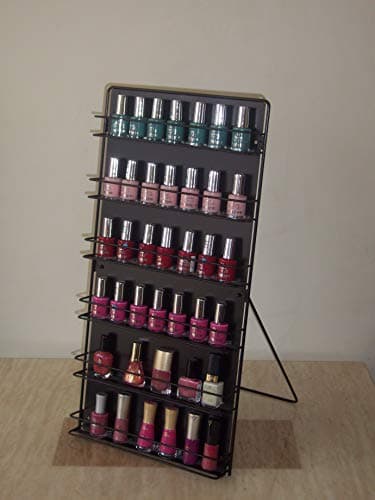Avonstar Classics Range Nail Polish Rack (free standing or wall mounted) British Made (Black)