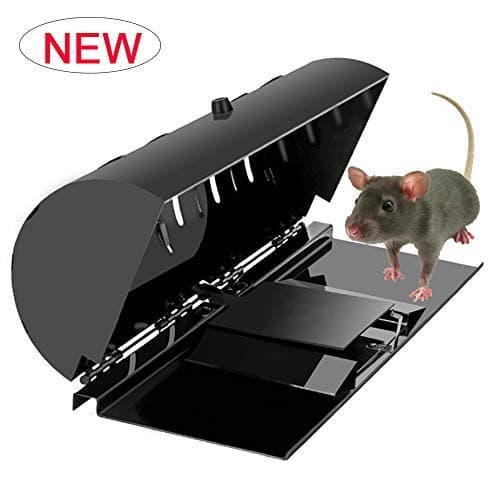 VIAEON Professional Humanity Metal Snap Box for Controlling Trapless Live Small Catch Cage (Black)