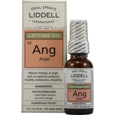 Liddell Homeopathic Letting Go Ang Anger Spray - 1 Fl Oz