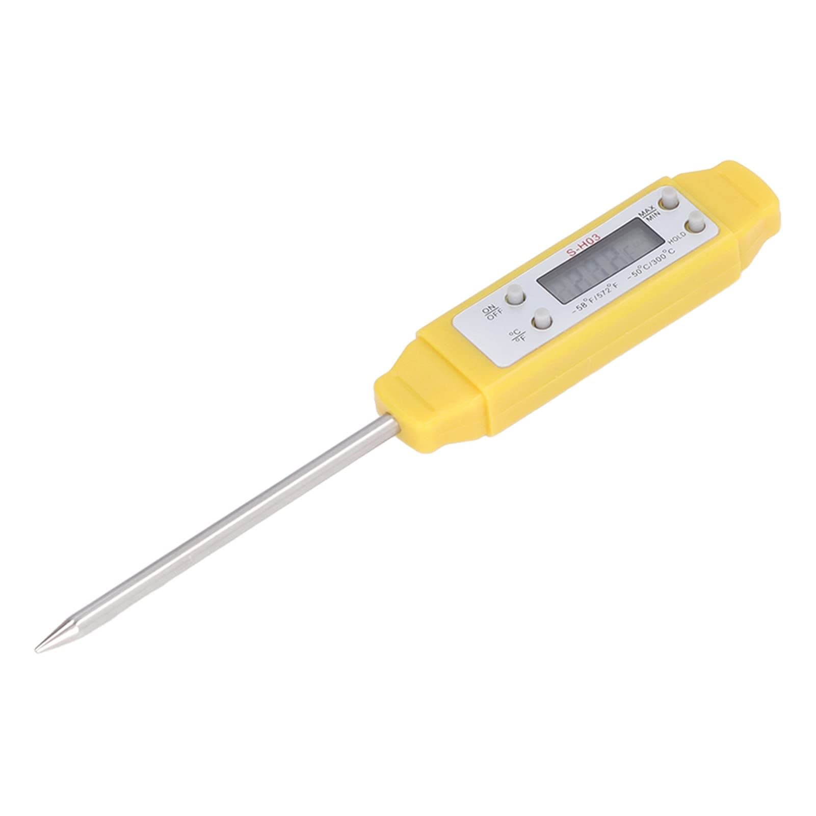 - Akozon Digital Food Thermometer Automatic Calibration Pen High Accuracy Electronic Pocket Thermometer Yellow Home and Family Appliance and Decor