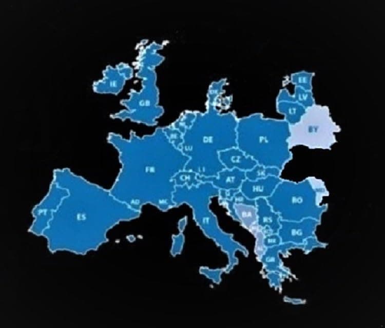 Europe GPS Map 2026 for Garmin Devices on microSD
