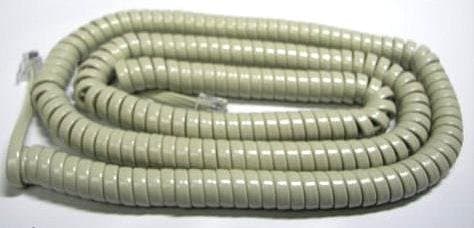 Great Lakes Communications Handset Cord 25 Ft Ash for Nortel, M-Series, NEC D-Term, Classic Siemens/Rolm and More