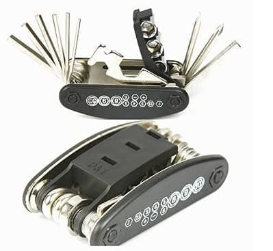 Fastped 15 in 1 Bicycle Repair Tools Sets Multi-Purpose Wrench Mountain Bike Toolkit Multifunction bicycle tools sets cycle repair toolkit cycling tool kit perfect accessories for bike repairing.