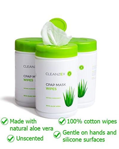 CPAP 210 Wipes 3-PACK CleanzEX Eco-Friendly, 100% Cotton - FAST SHIPPING!!! B36
