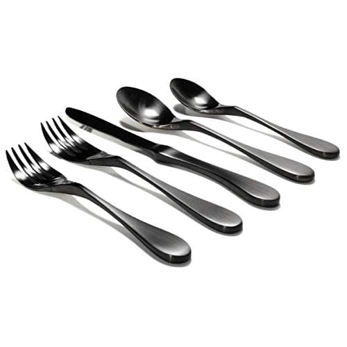 Knork Black Matte Titanium Coated Stainless 20-Piece Set
