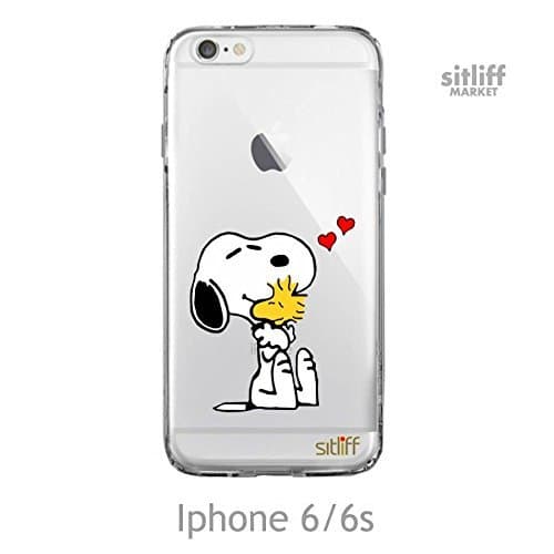 Transparent Case Snoopy hearts Iphone 6 / 6s case by sitliff