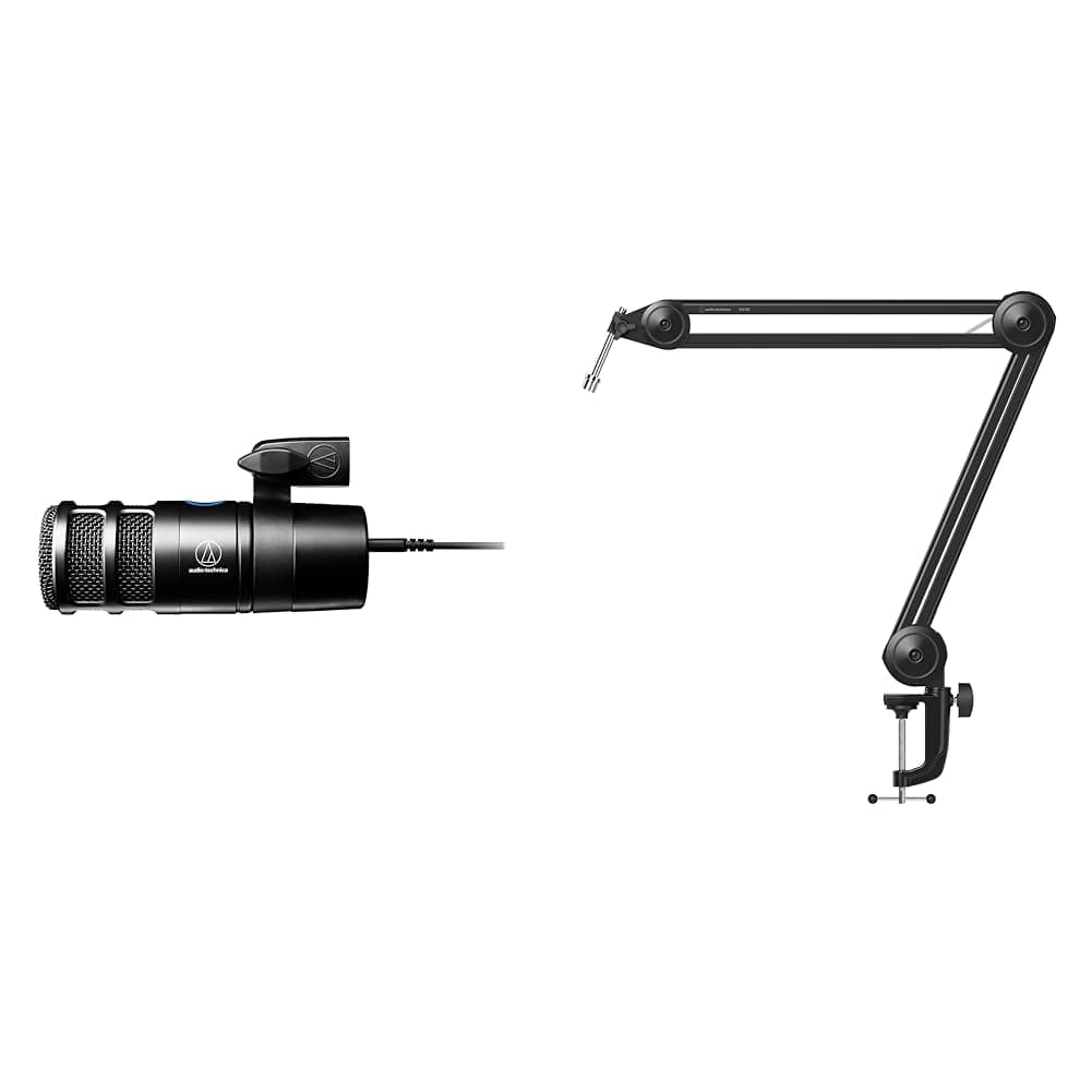 Audio-Technica AT2040USB Microphone and AT8700 Boom Arm Bundle
