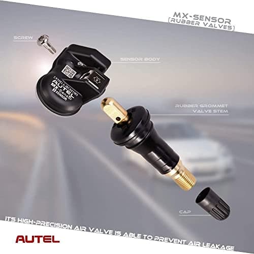 Autel MaxiTPMS 315Mhz/433Mhz 2In1 Universal Programmable OEM TPMS fit Tire Pressure Monitoring MX-Sensor Press-in Rubber Valve 1PC for TS401/TS408/TS501/TS508/TS608/MK808TS/MS906TS/ITS600