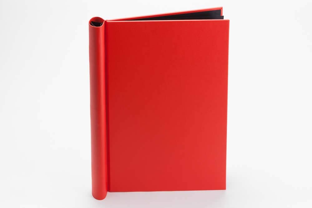 Brightly Coloured Springback Binder A4 Portrait 1-250 Pages - Red