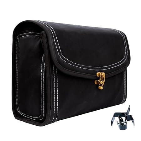 Faux Leather | Side Bag For Motorcycle | Universal Side Bag/Saddle/Travel Bag/Carrier For All Type Of Bikes (Black)