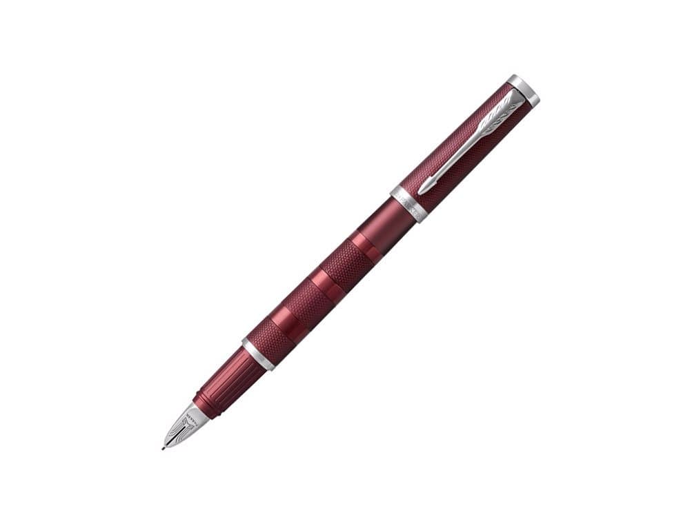 Parker Ingenuity 5th Technology Pen, Medium Point with Black Ink Refill 1972232 - Deluxe Deep Red