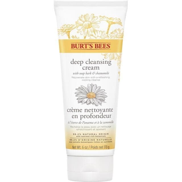 Burt's Bees Soap Bark & Chamomile Deep Cleansing Cream, 6 Oz