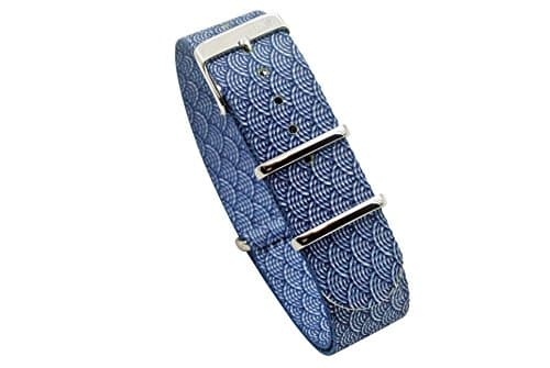 HNS Watch Bands - Choice of Pattern & Width (18mm, 20mm, 22mm) - Ballistic Premium Nylon Watch Straps