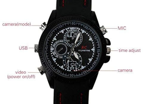 BIEBER HD 4 GB Internal Memory Spy Hidden Camera Watch