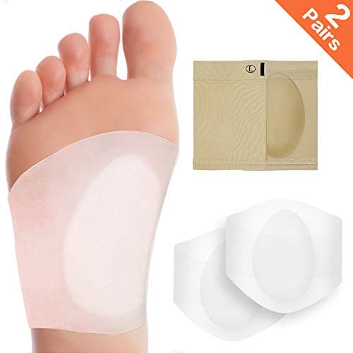 2 Pairs Arch Support Set, Professional Reusable Arch Sleeves, Best for Plantar Fasciitis and Flat Feet Used Arch Pain Relief, Arch Brace for Flat Feet for Men & Women.