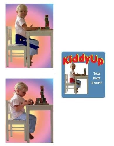 Nada Chair Kiddy-Up Adjustable Child Posture Corrector for Sitting and Stretching (Navy)