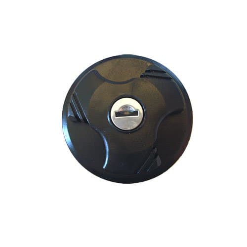 AceParts Locking Plastic Fuel Cap for Ford Fiesta (06/02 -), White