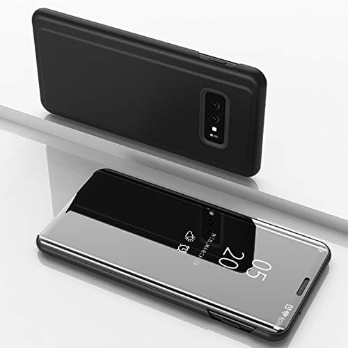 Funda® Mirror Plating Flip Case for Samsung Galaxy S10e (Black)