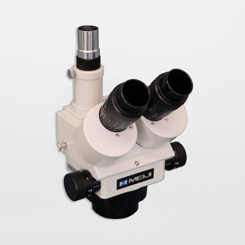 Meiji Techno EMZ-5TR Trinocular, Stereo Head With Side-Control Zoom Optics 0.7x To 4.5x
