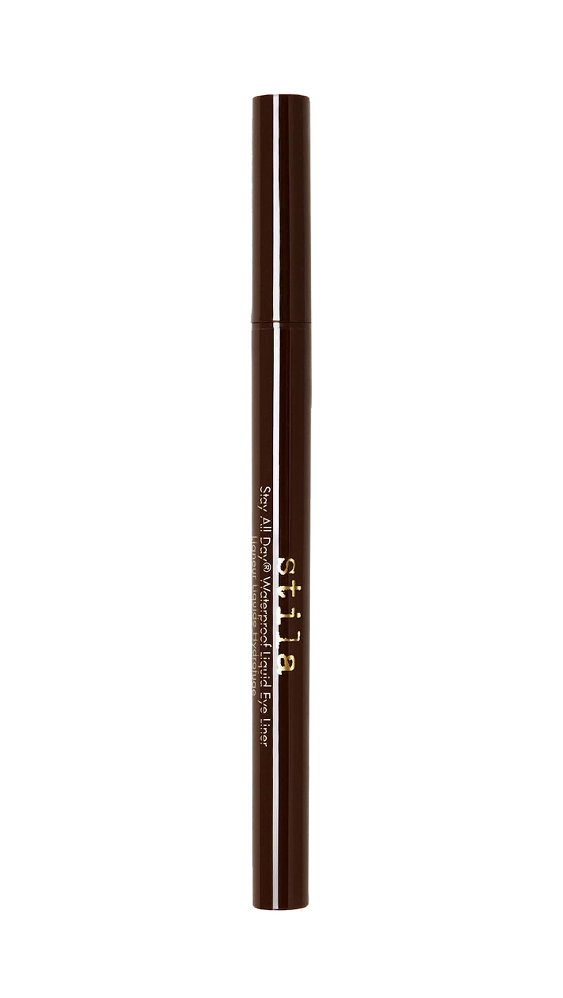 Waterproof Liquid Eye Liner, Stay All Day Makeup with Fine Brush Tip Lasting Satin Finish, Smudge-Proof & Transfer-Resistant