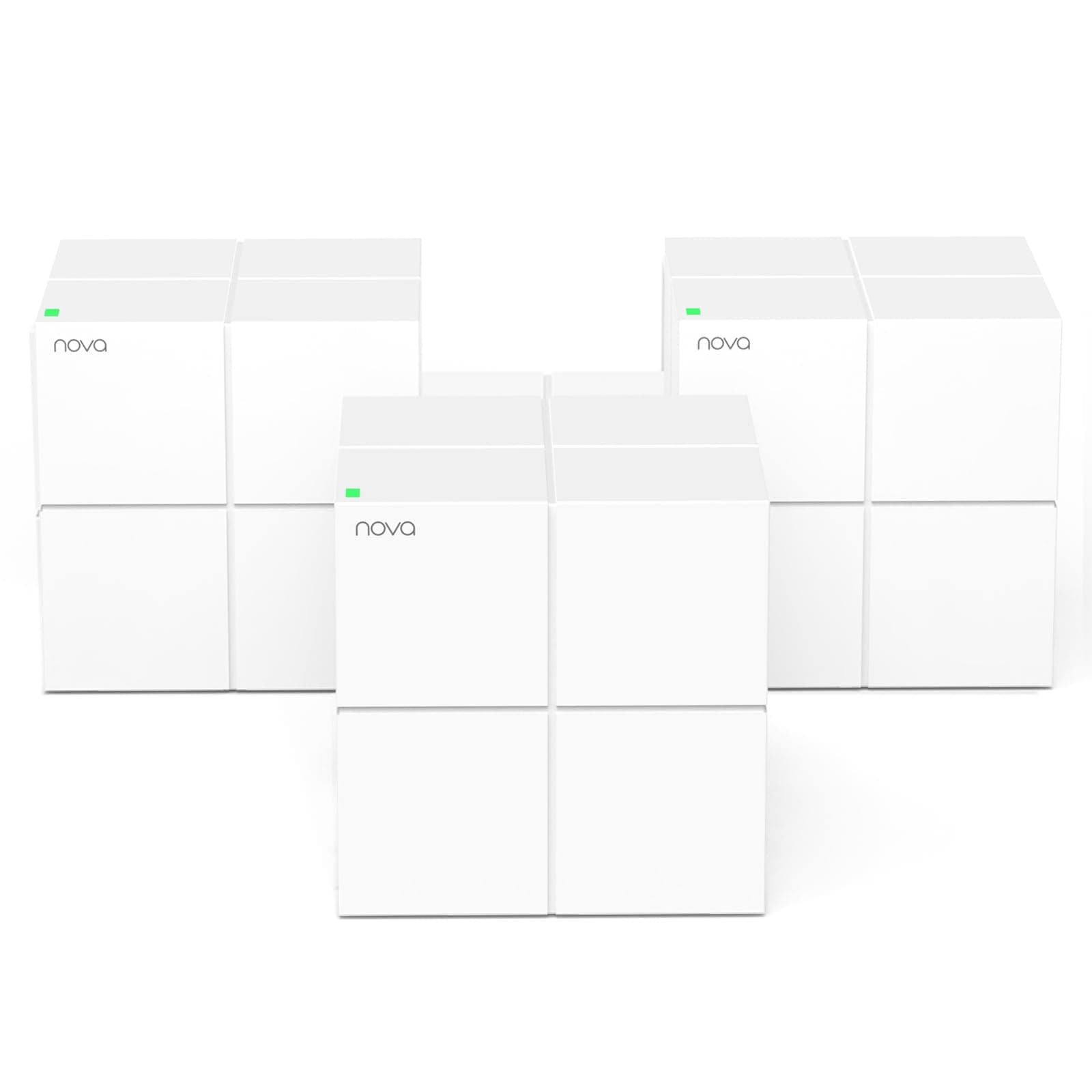 MW6 Gigabit Dual Band Mesh WiFi System (3-Pack) for Whole Home (WiFi Router and Repeater Replacement), 500m² Wi-Fi Coverage
