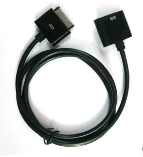 Dock Extender Extension Cable for iPhone 2G, 3G, 3GS, & iPod - Black