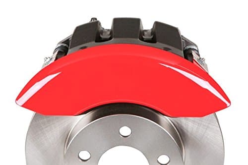 MGP Caliper Covers - Brake Caliper Covers 2013-2018 Ford Taurus - Front and Rear Set - Red