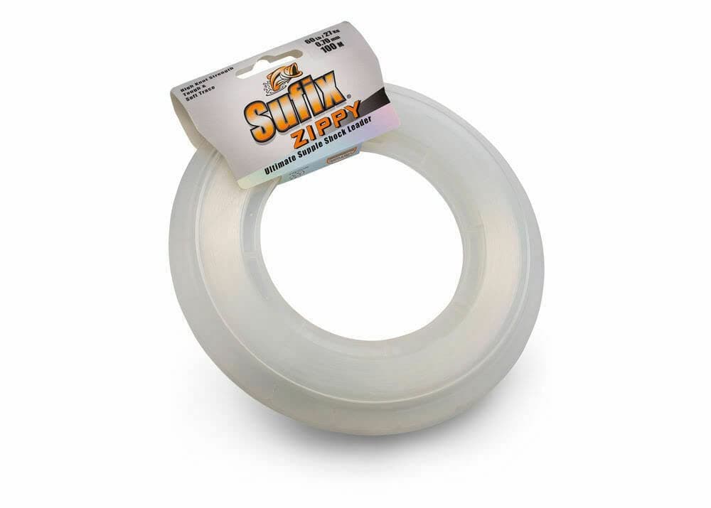 Sufix Zippy Supple Shock Leader Line Head – 100m