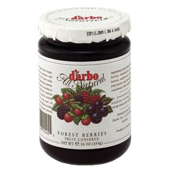 Forest Berries Preserve - fruit conserve - 16 oz/454 gr by D'arbo, Austria.