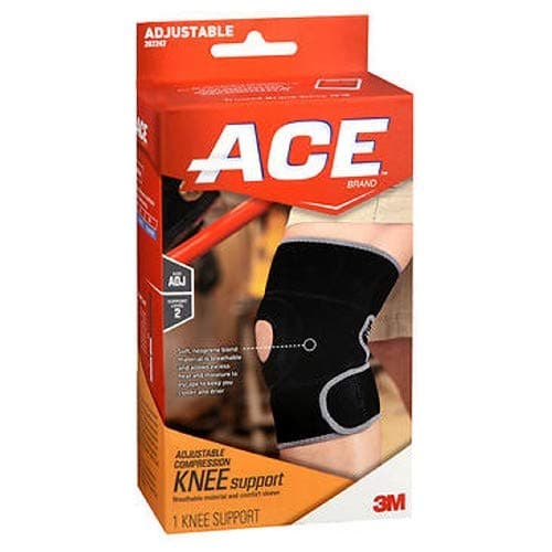 ACENeoprene Open Patella Knee Brace-One Size (Quantity of 2)
